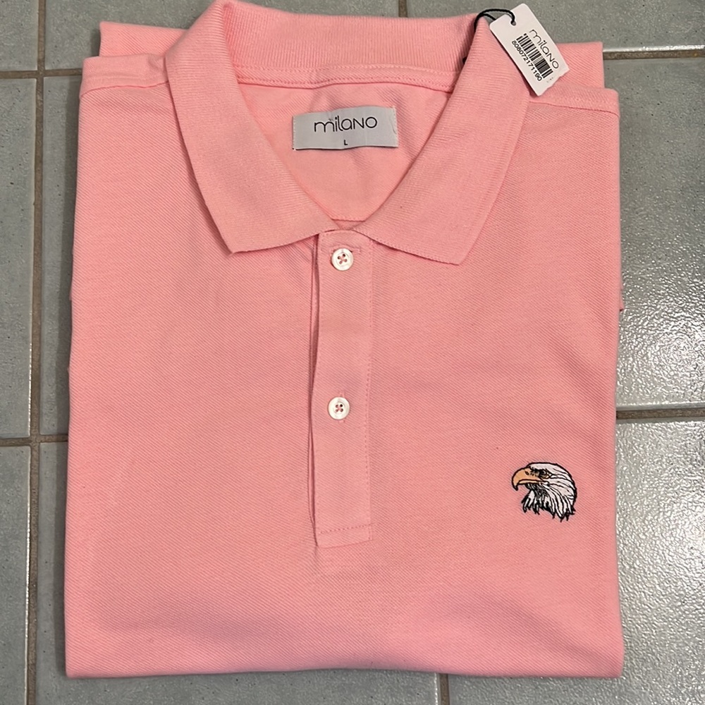 New MILANO polo shirt, large